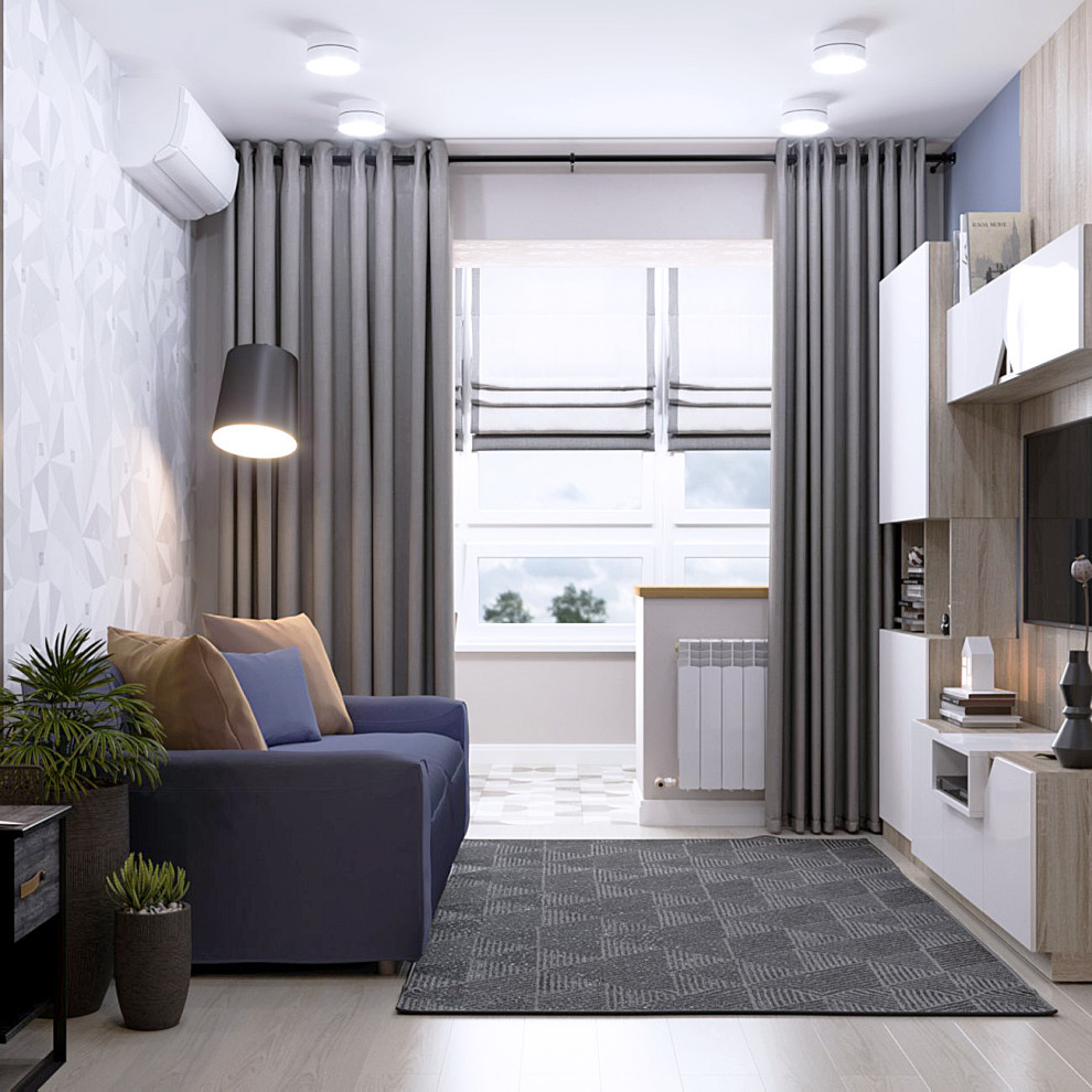 Дизайн проект 2х комнатной квартиры