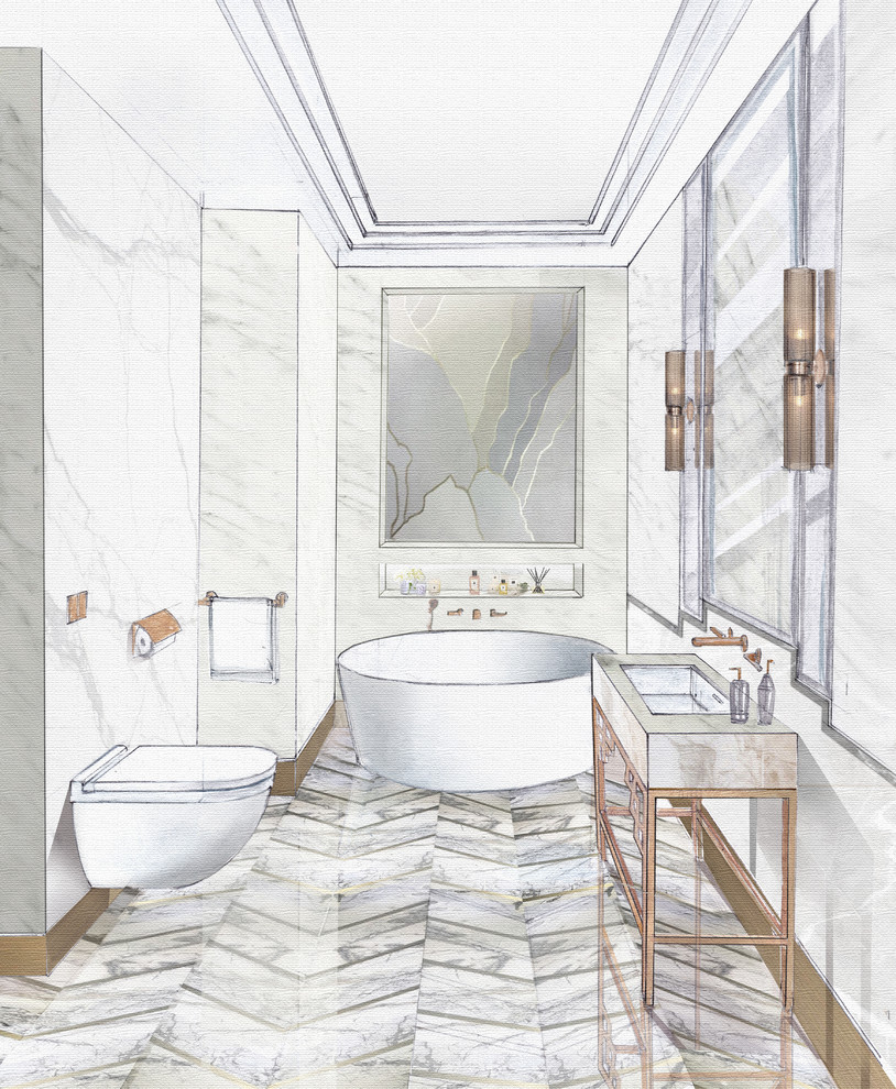 Эскизы интерьера квартиры для Полины Пидцан