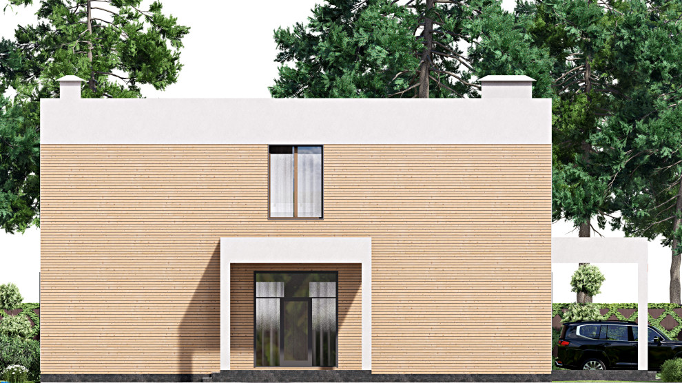 Проект двухэтажного дома 18х21 м S473м2 F-17009