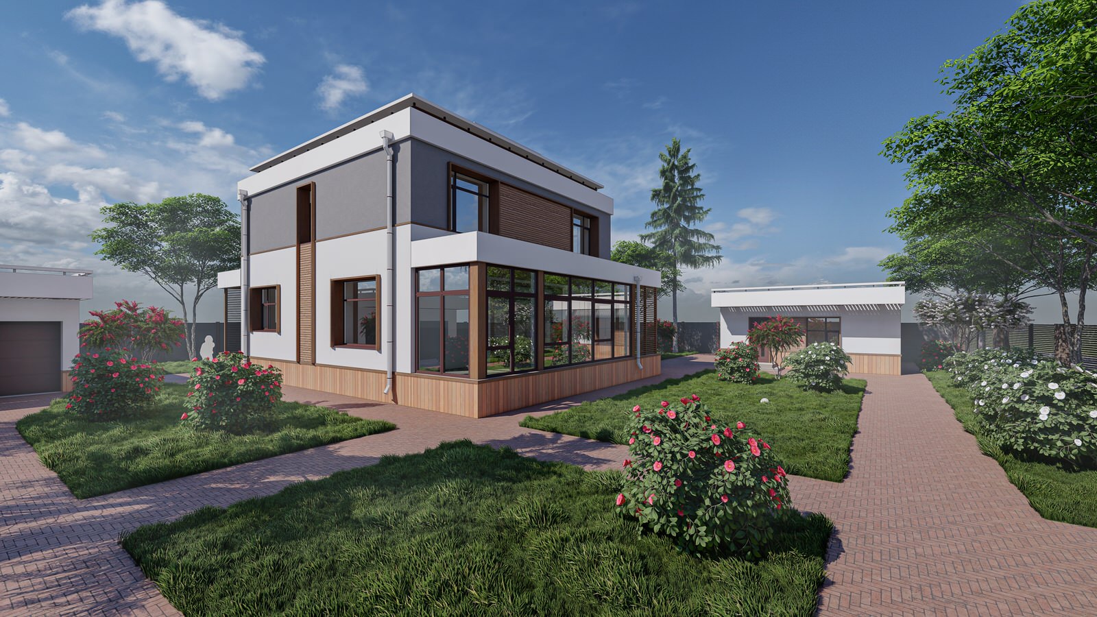 Обложка проекта: Реконструкция фасадов 2-х этажного жилого дома