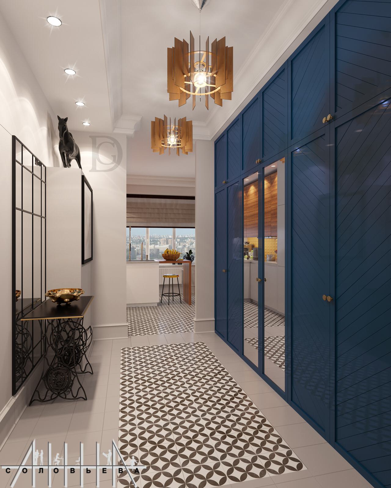 Interior design of a residential flat at Moscow