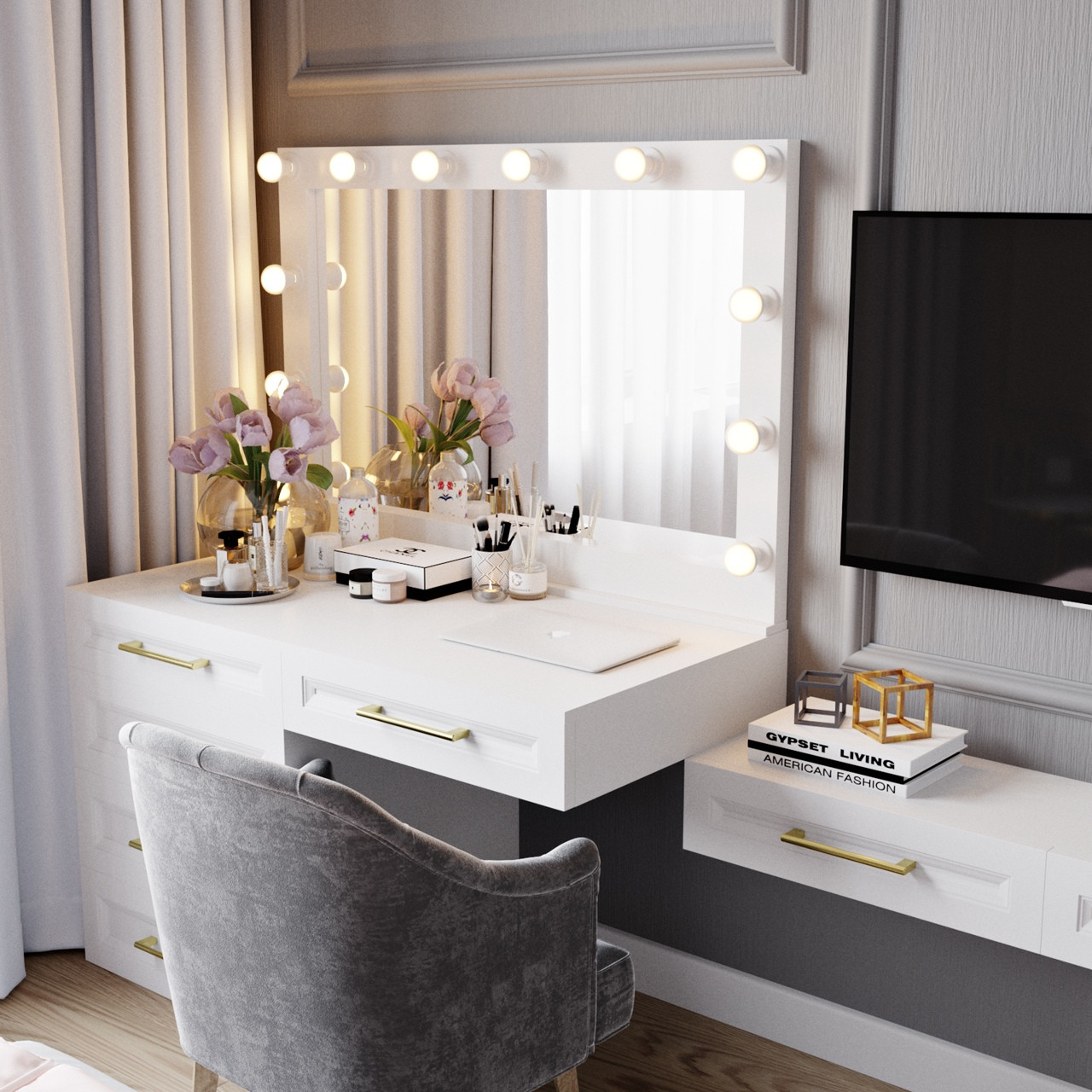 Дизайн-проект квартиры в ЖК Две столицы, 65 кв.м