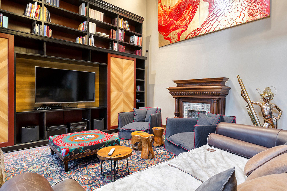 Двухуровневая квартира в Арбатских переулках