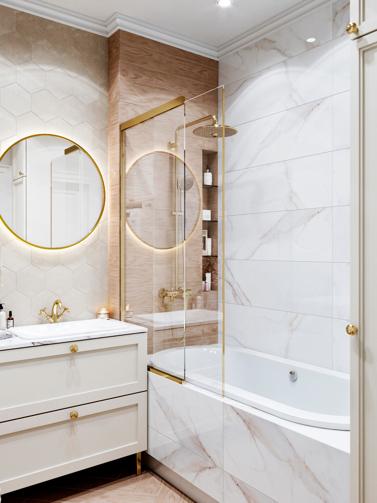 Ванная для молодой девушки