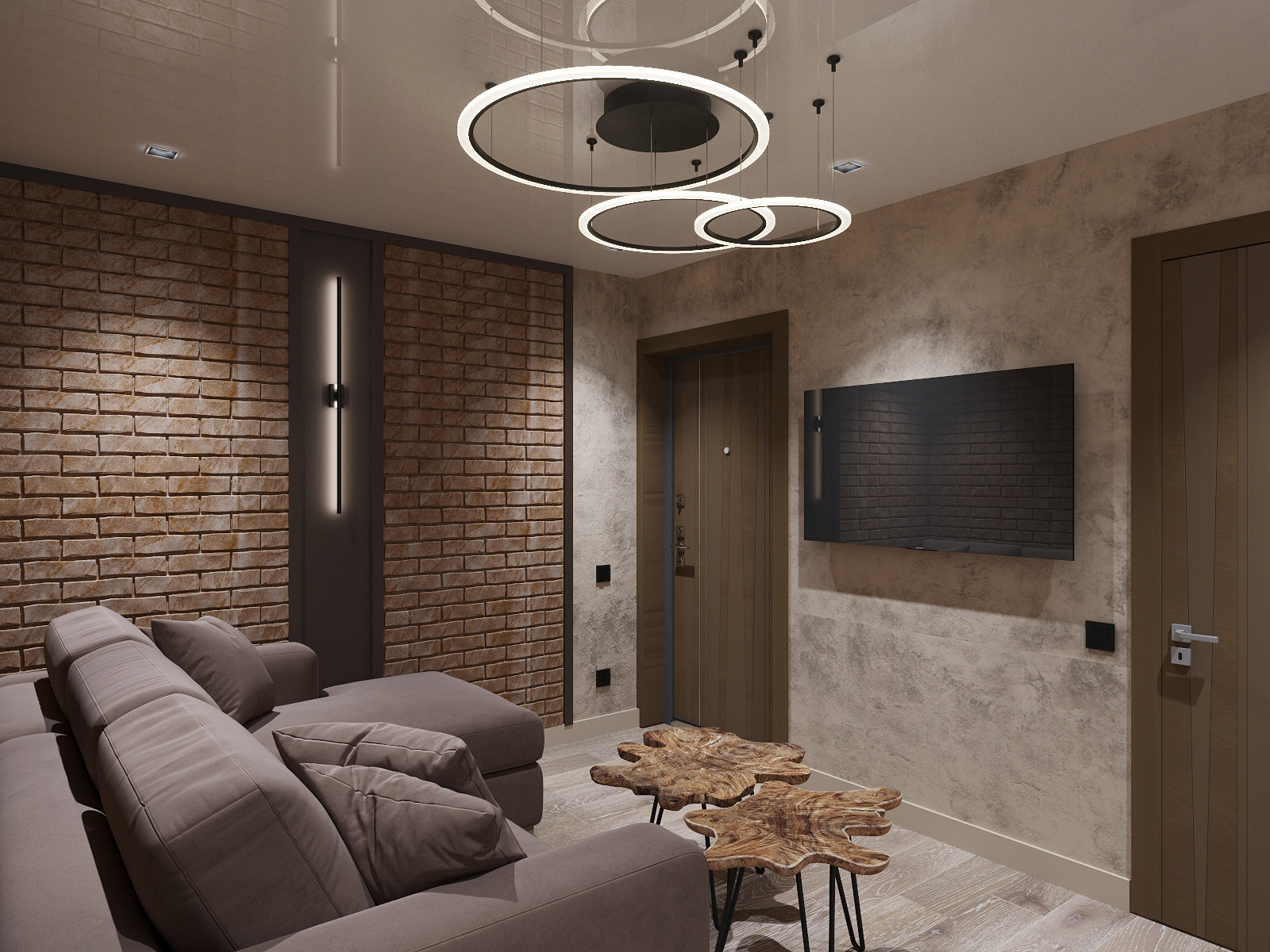 Проект двухуровневого пентхауса в ЖК "Парковый"