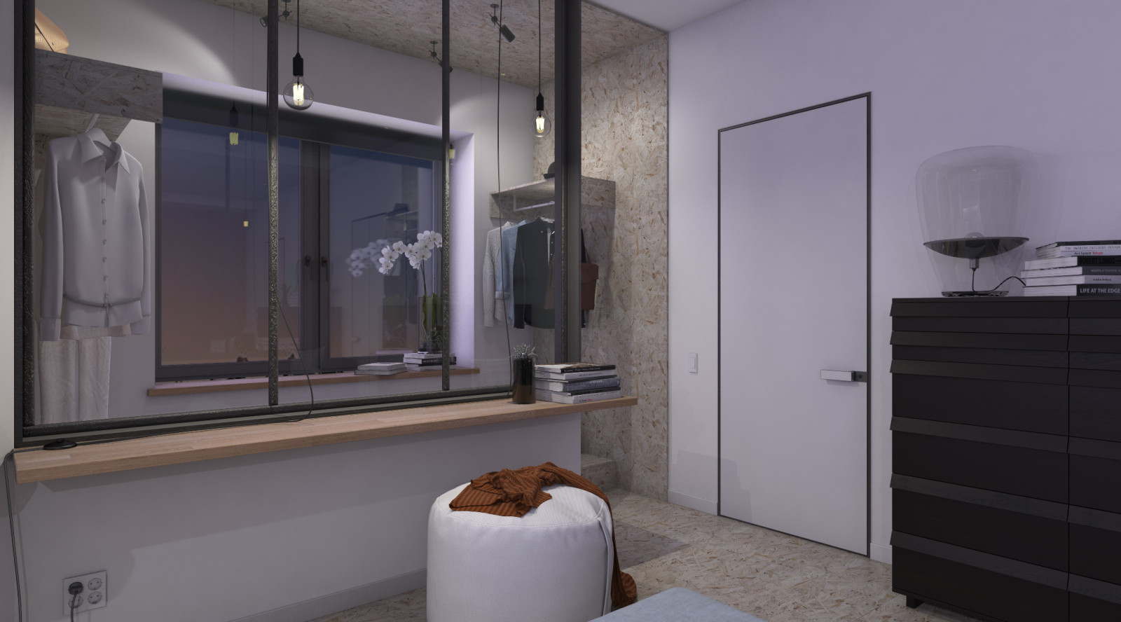 Спальня в загородном доме