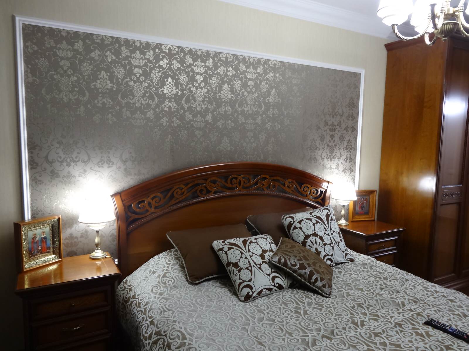 Квартира в классическом стиле. Спальня.