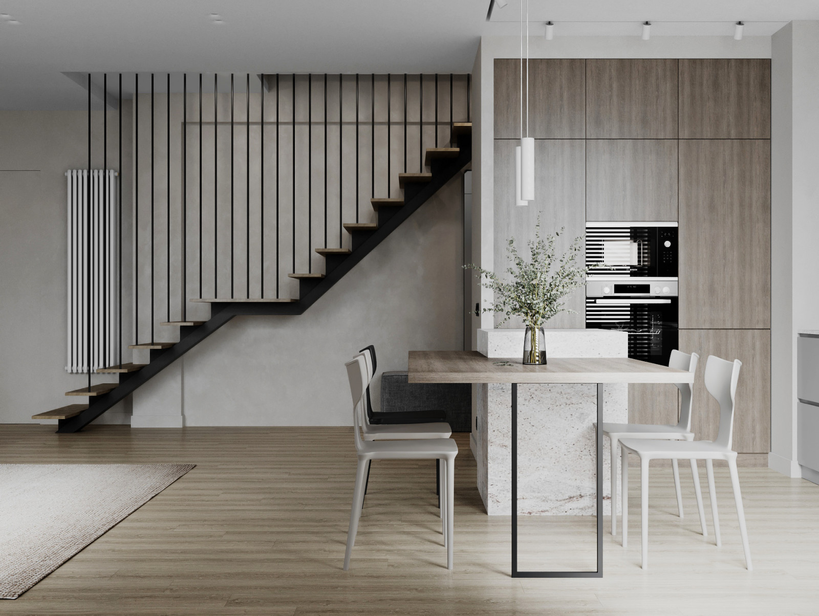 Обложка проекта: Двухуровневая квартира