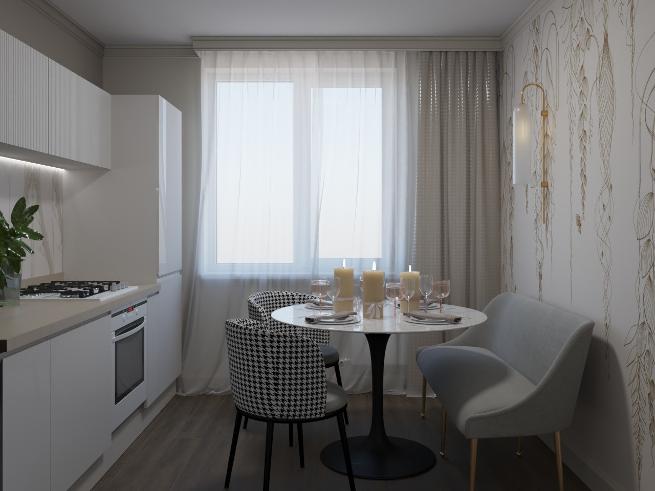 Кухня, г. Пермь, ул. 25 Октября, д. 64, 9 кв.м.