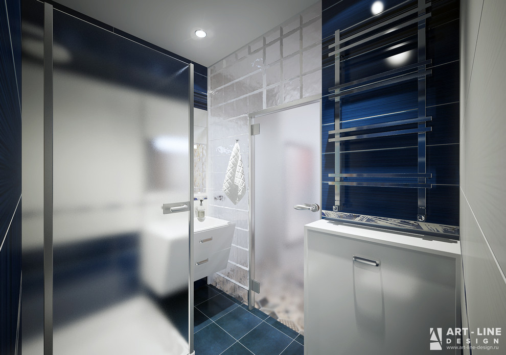 Обложка проекта: Двухуровневая квартира в современном стиле