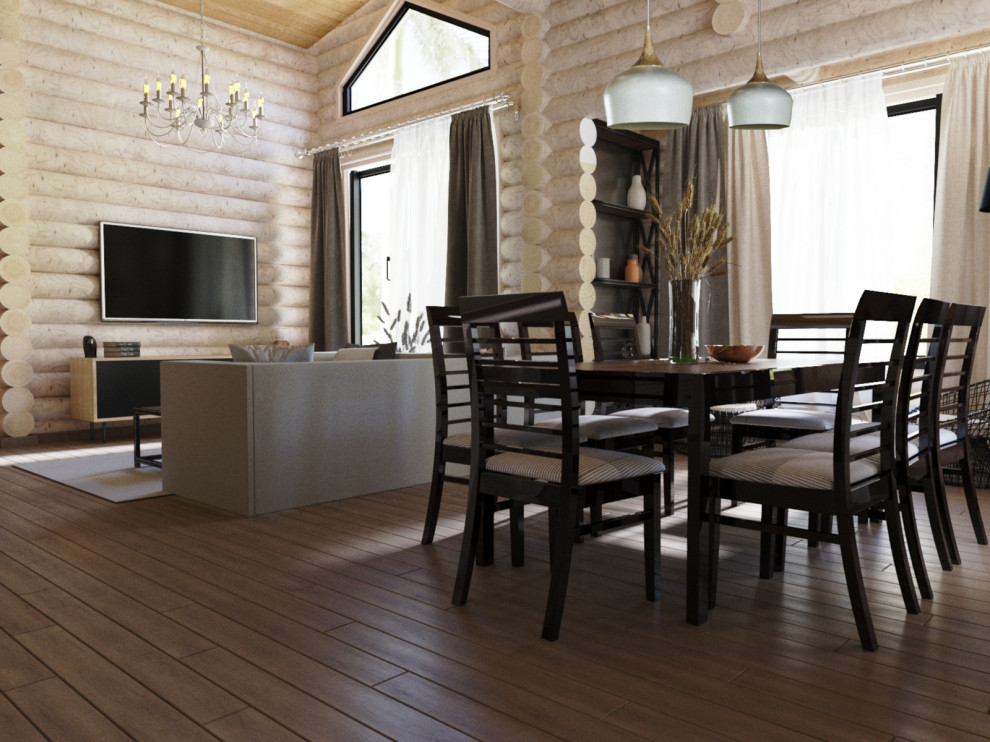 Обложка проекта: Загородный дом из бревна