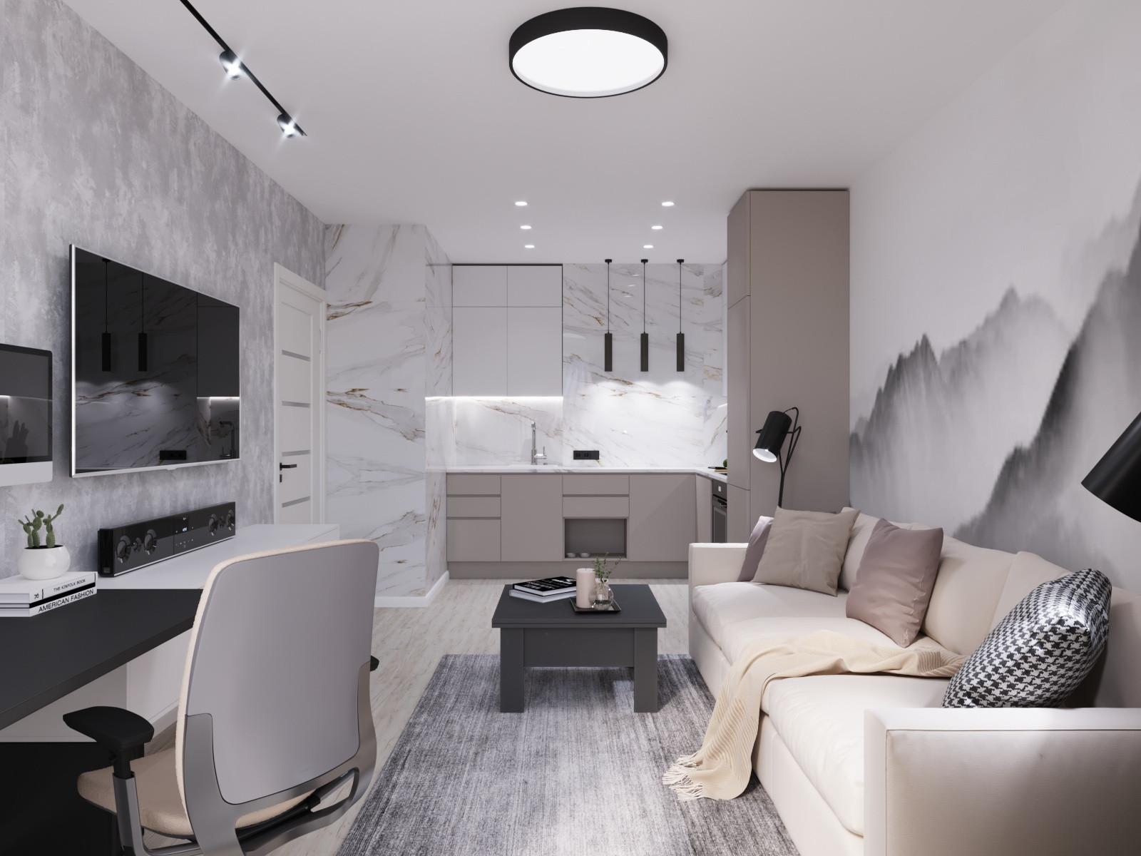 Легкий, юношеский интерьер