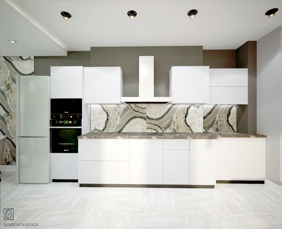 Кухня-гостиная в ЖК Пионерский