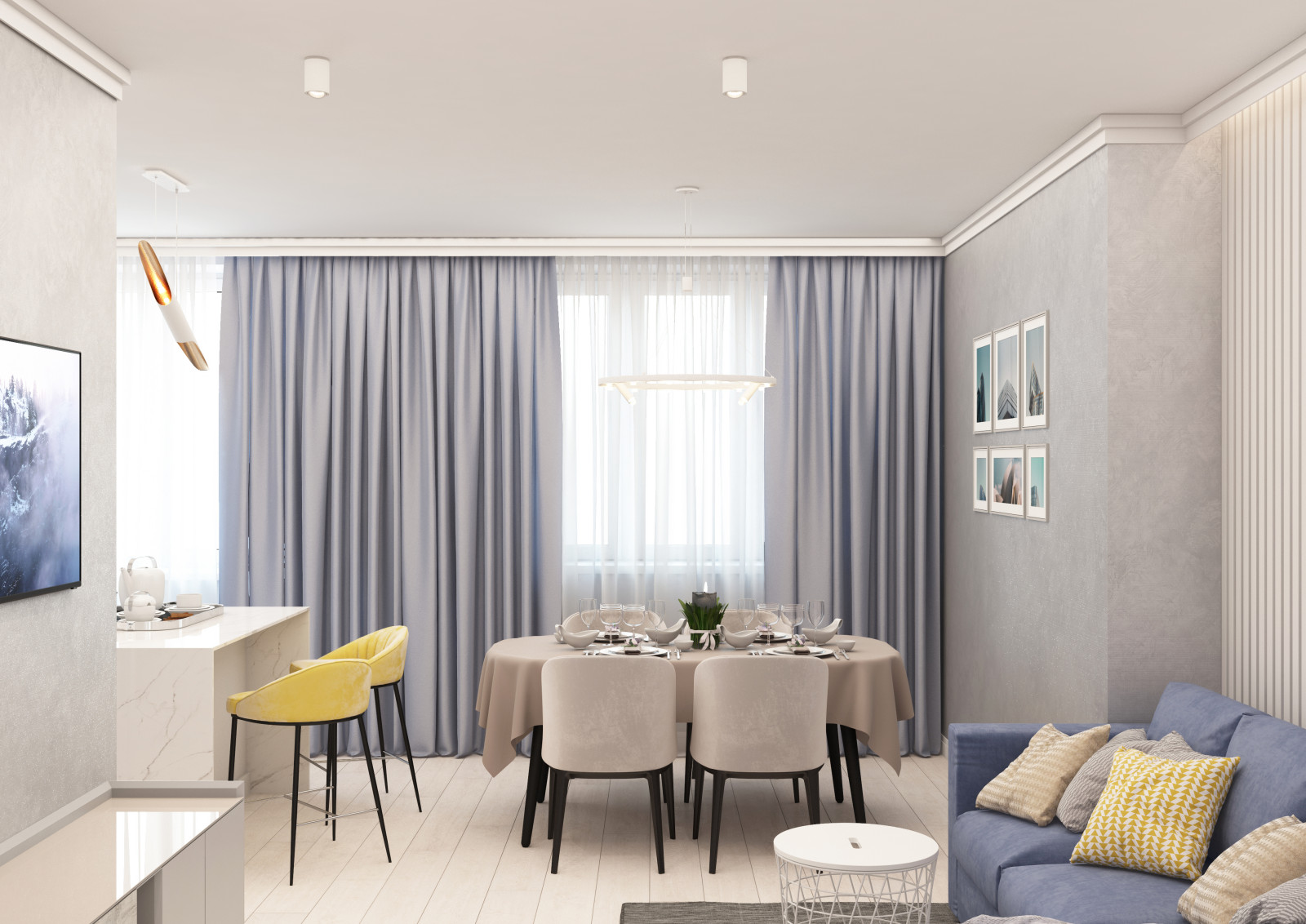 Дизайн квартиры для молодой семьи