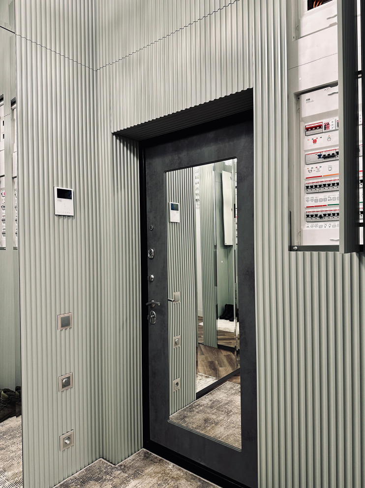 Стеновые панели из МДФ эмаль в прихожей