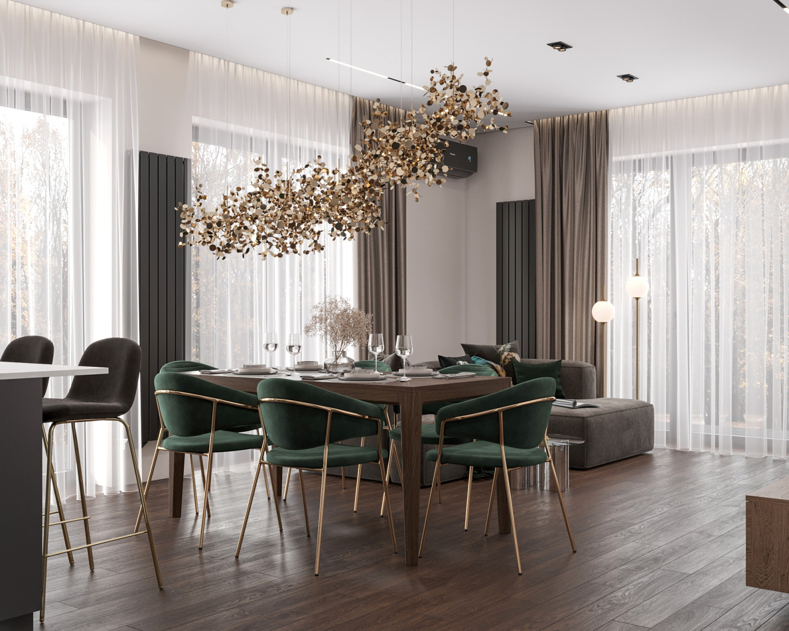 Дизайн проект загородного дома 110 кв.м.