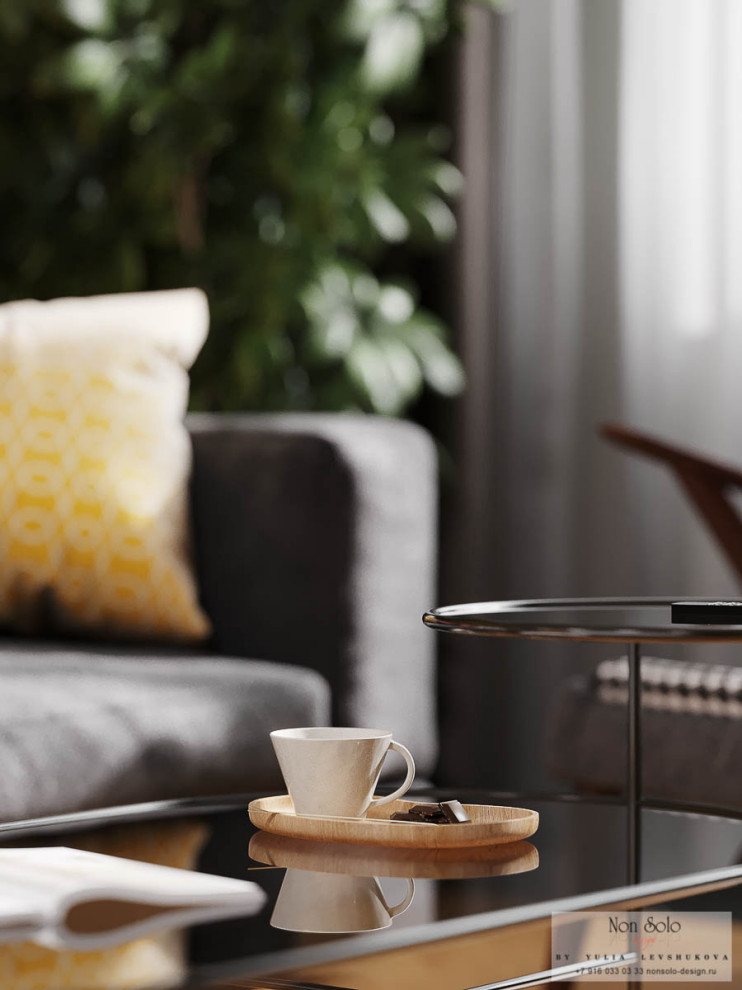 Дизайн квартиры для адвоката 54 м2, ул. Люсиновская, г. Москва