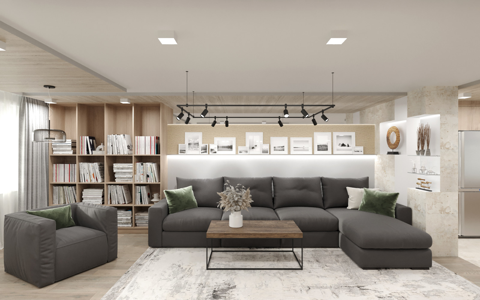 Дизайн квартиры 133 кв.м.