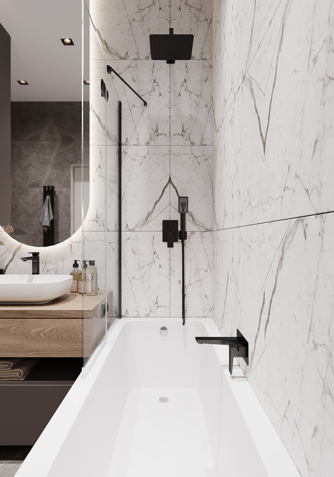 Дизайн санузла, ЖК Новоград