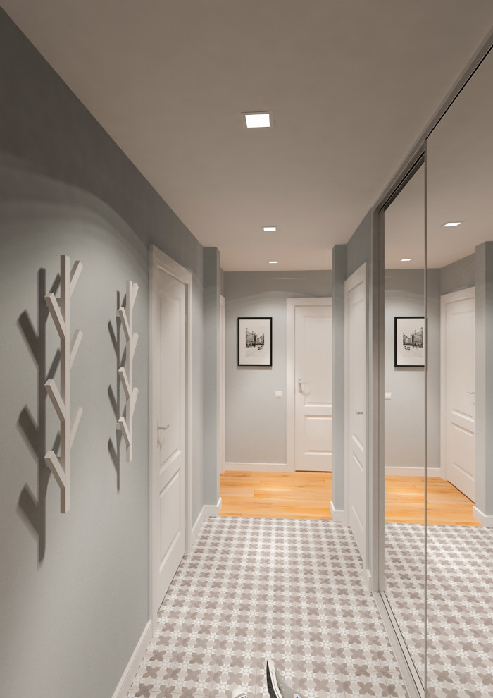 Интерьер трехкомнатной квартиры