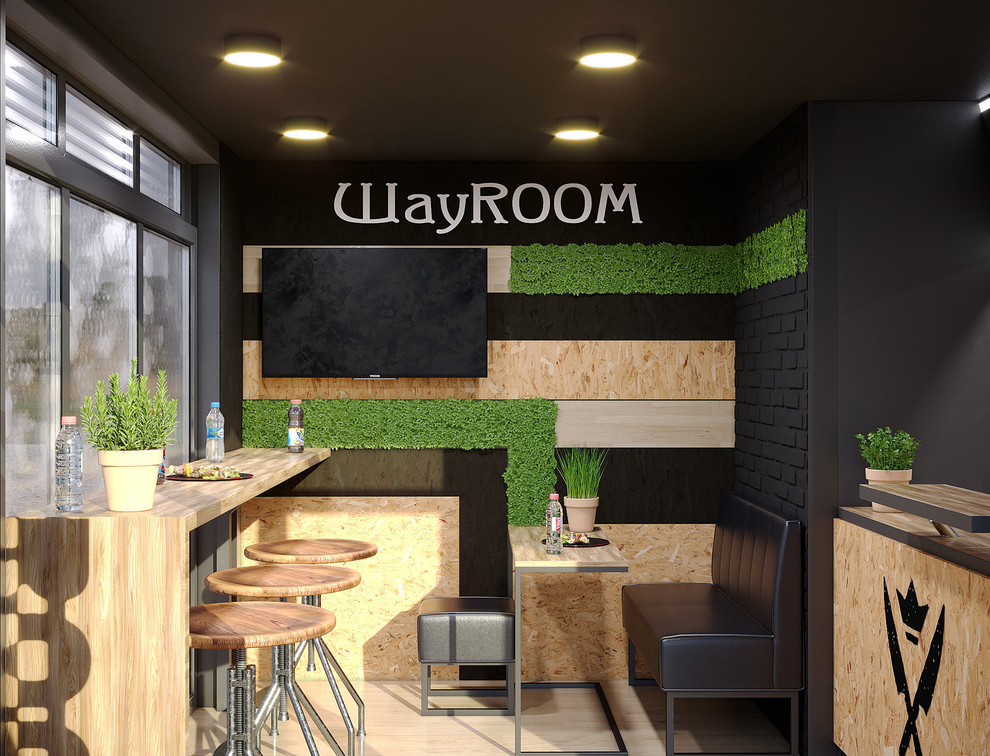 Интерьер киоска для закусочной