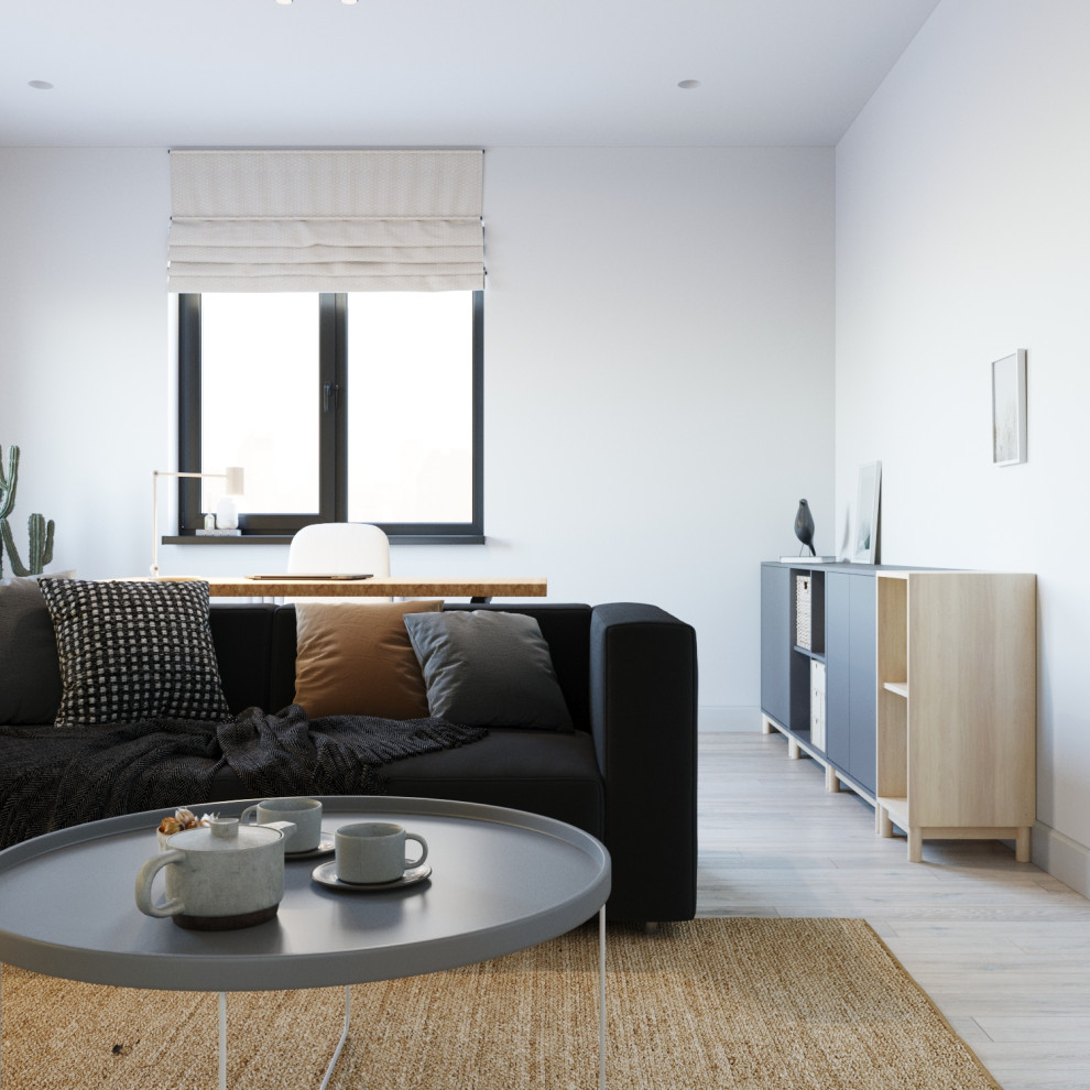 Лаконичная квартира в светлых тонах