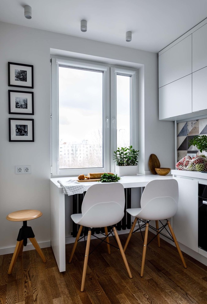 Светлая «скандинавская» студия 32 м² в Москве