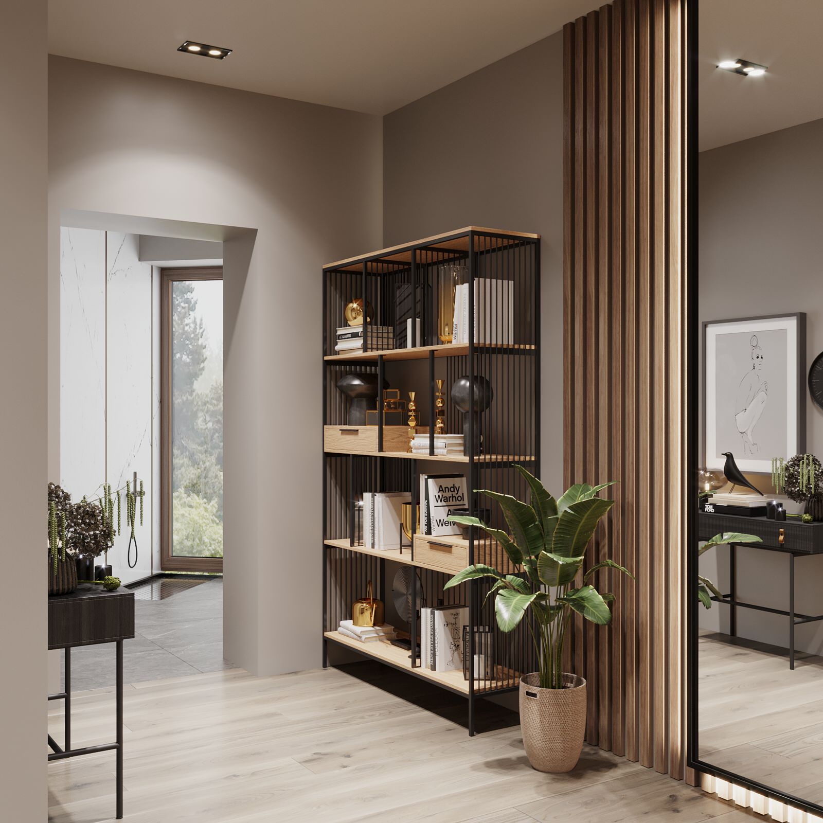 Современный холл