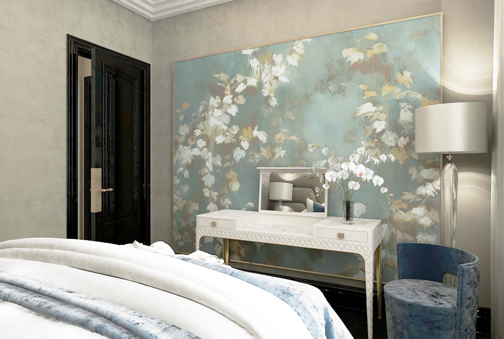 Спальня мягкие оттенки. Квартал Redside