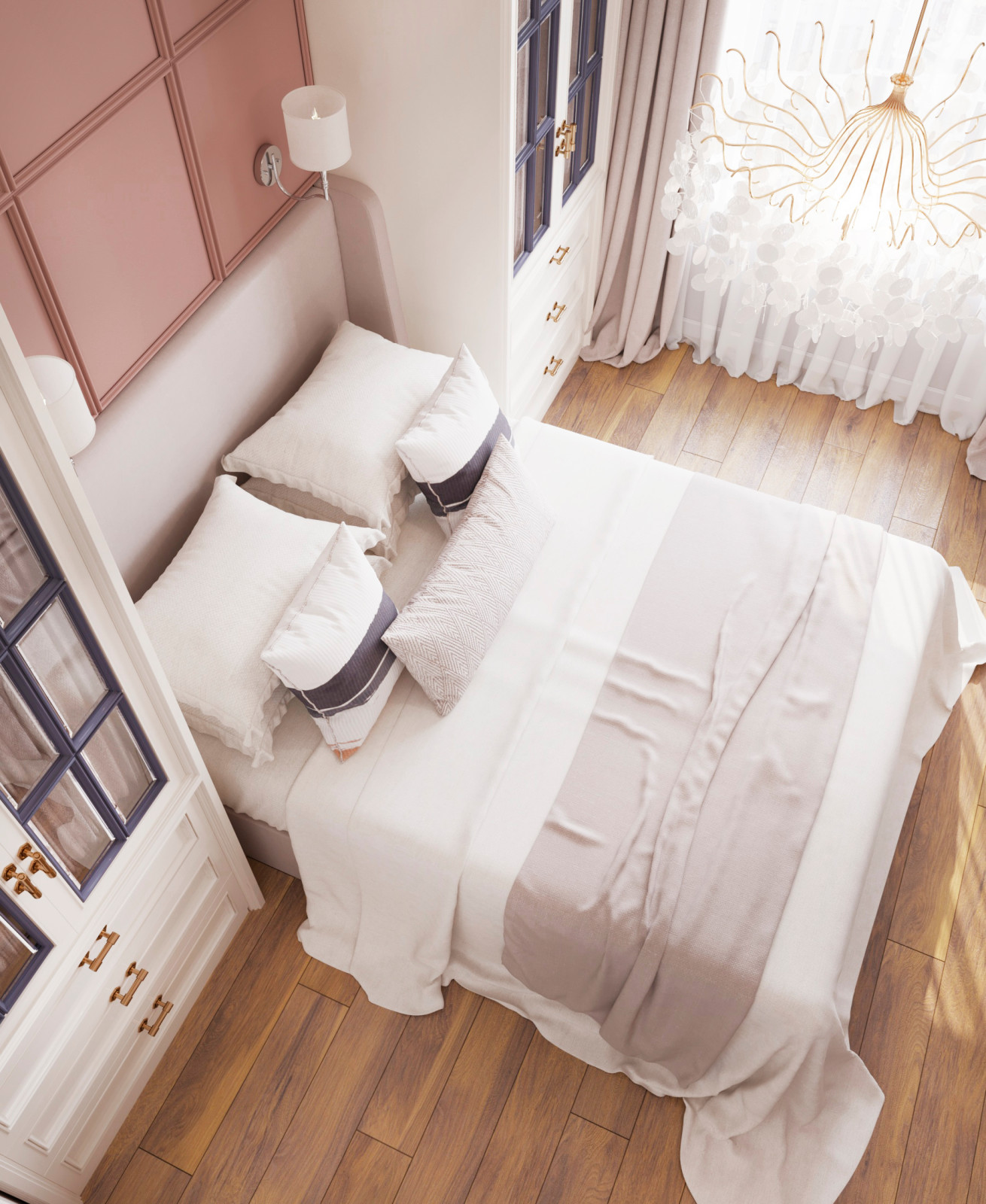 Квартира для молодой мамы и дочки 54 кв.м.