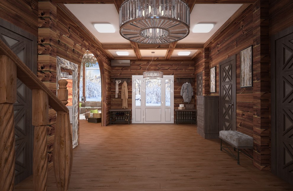 Деревянный дом в стиле "Шале" в д.Завидово Тверской области