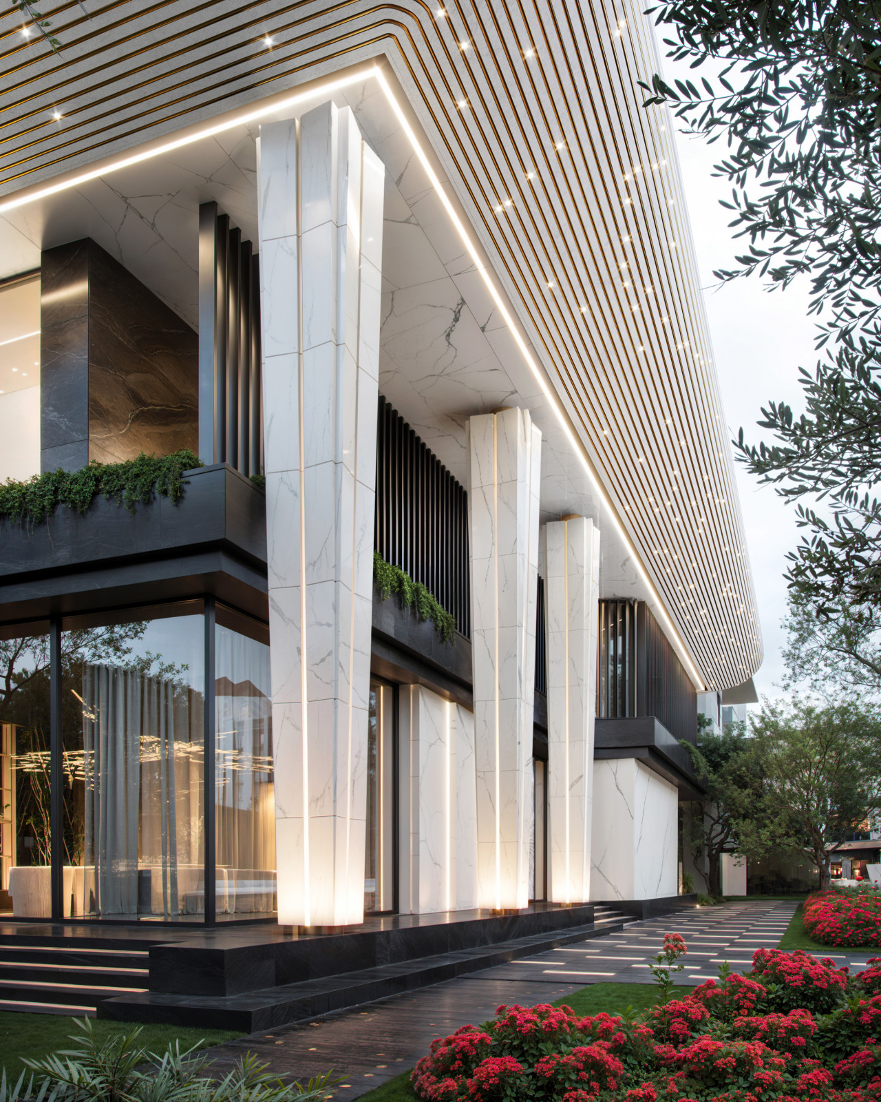 Коллонада как арт-объект