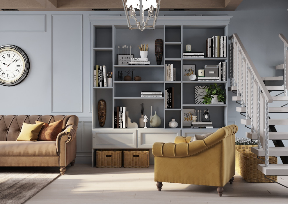 Гостиная для семьи из 3-х человек , 32 кв.м  г. Омск.