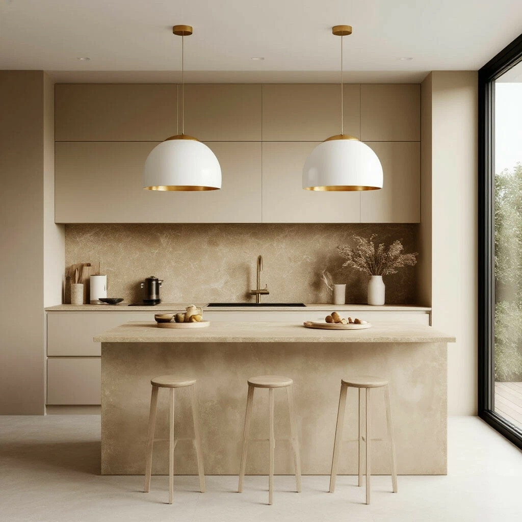 Золотые кольца Сатурна в стиле минимализм