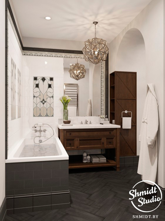 Проект "Яркий" в стиле Ardeco, Минск, 120 м.кв