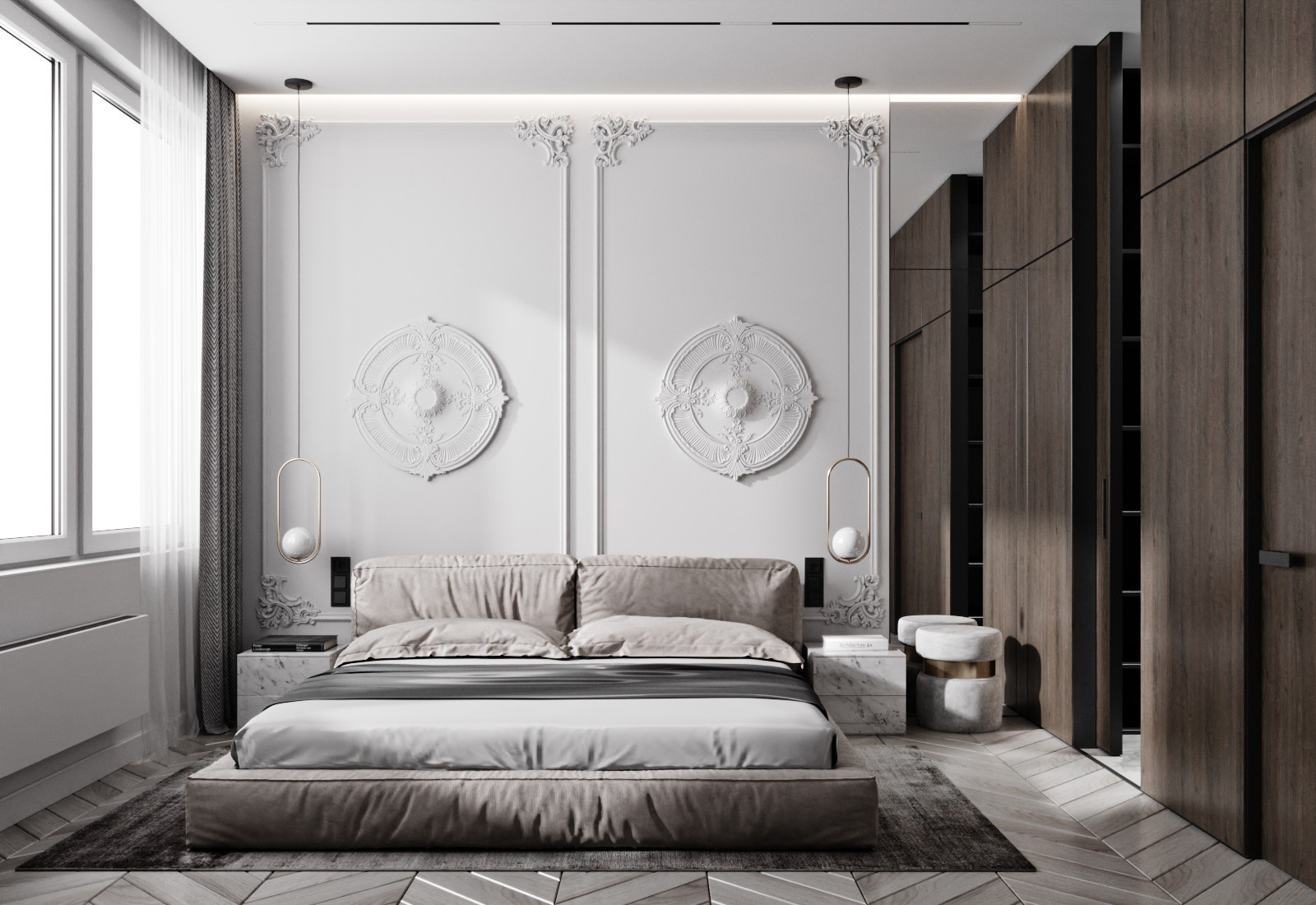 Обложка проекта: Квартира в стиле современная классика