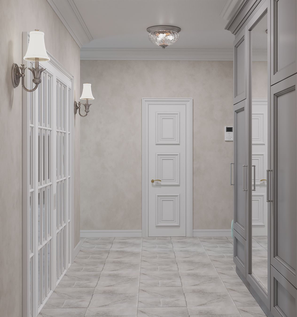 Дизайн интерьеров квартиры 80м2 в г. Нижний Новгород в ЖК Пражский квартал