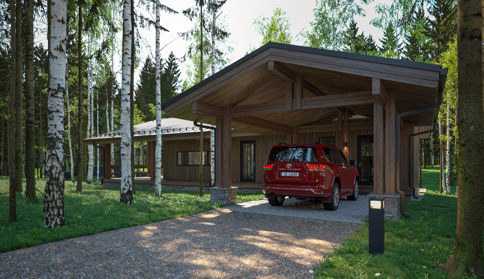 Дом в еловом лесу МСК