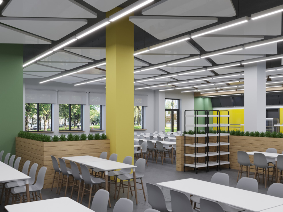 Дизайн-проект интерьеров школы на 825 мест