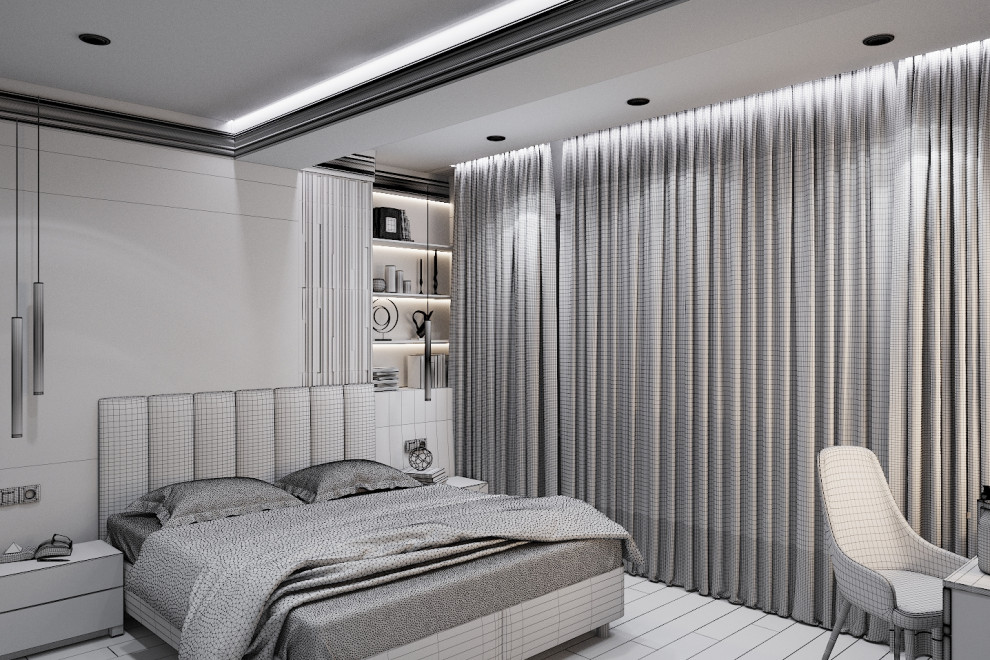 Трехкомнатная квартира в ЖК "Серебряный бор"