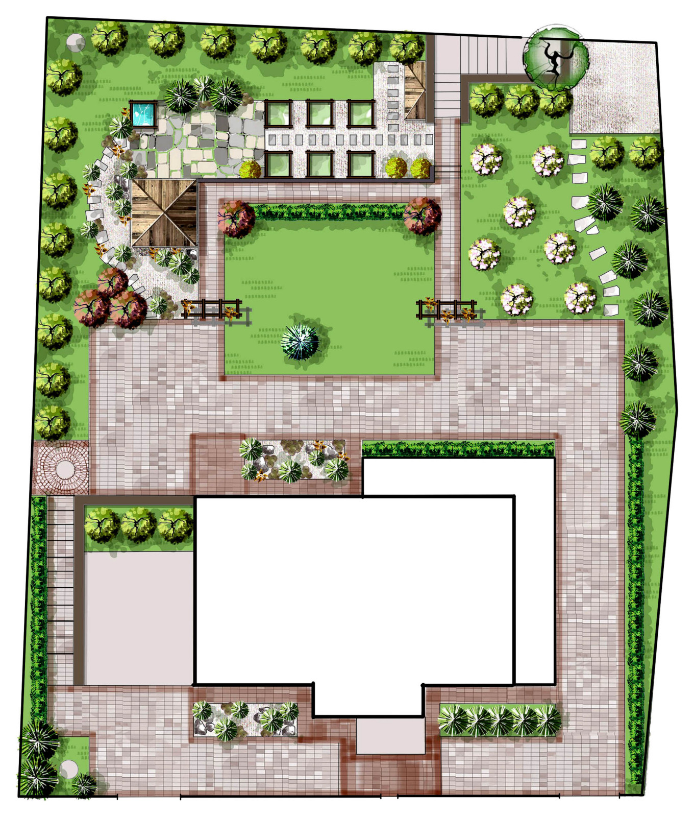 Обложка проекта: участок на Лесной