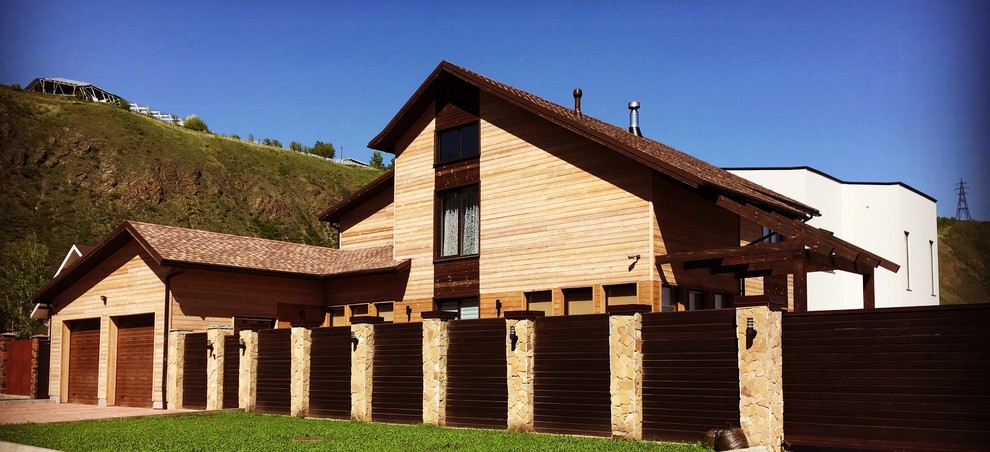 Современный деревянный дом