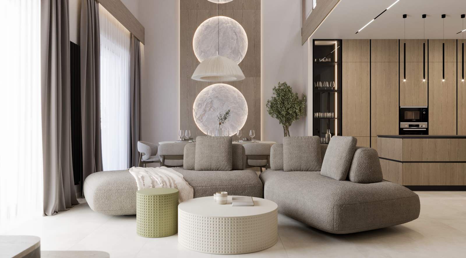 Проект загородного дома, современный стиль