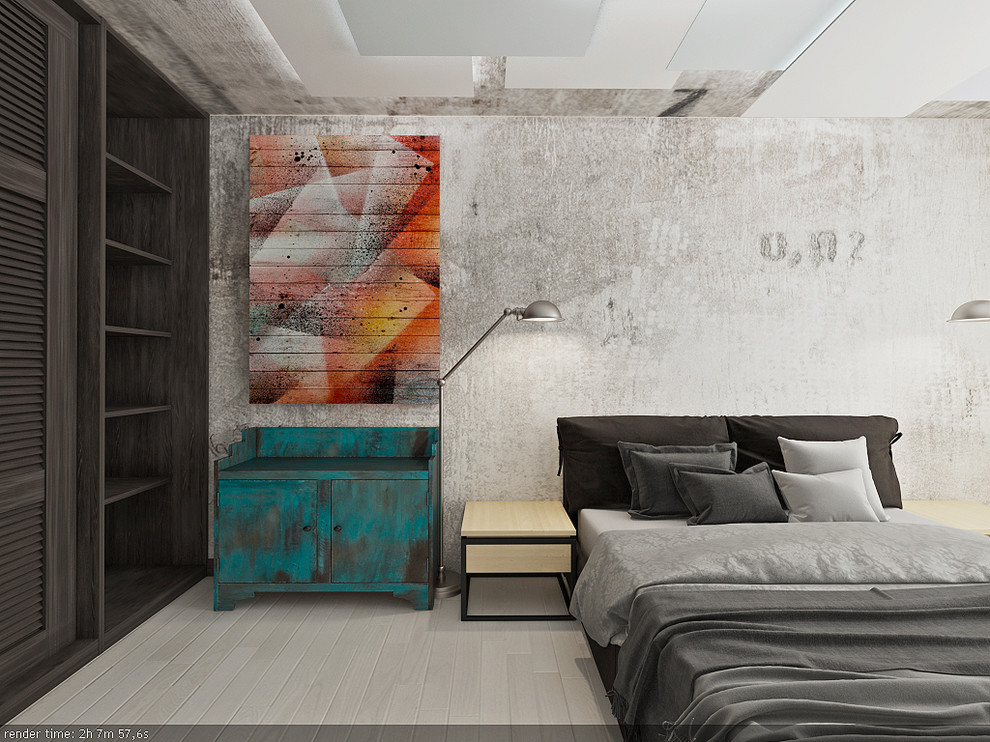 Обложка проекта: Квартира для семьи с двумя детьми с элементами лофт