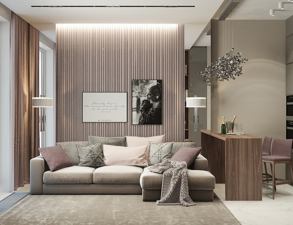 Обложка проекта: ЖК ЗилАрт квартира для молодой девушки