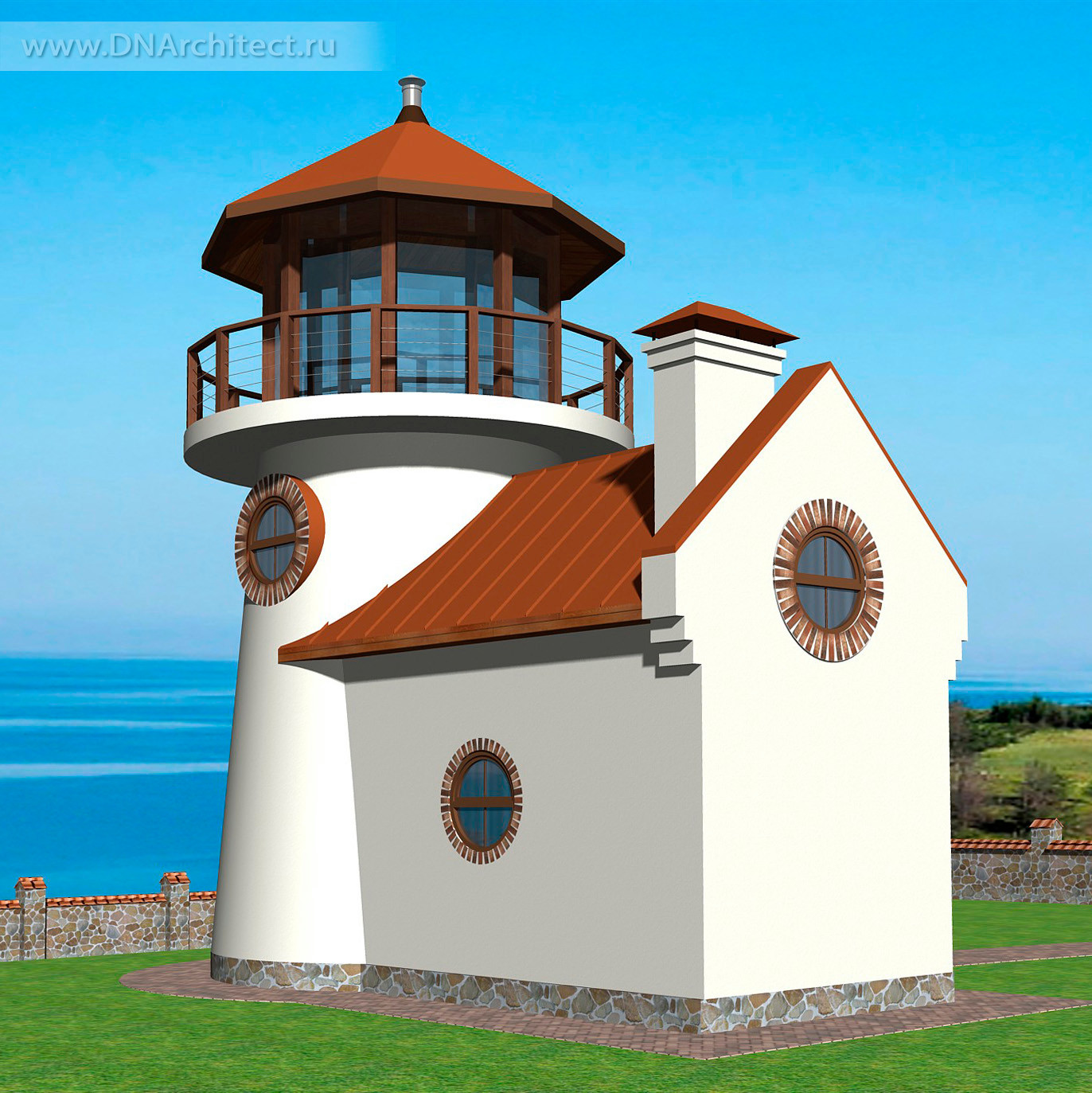 Проект "дом-маяк" в Крыму