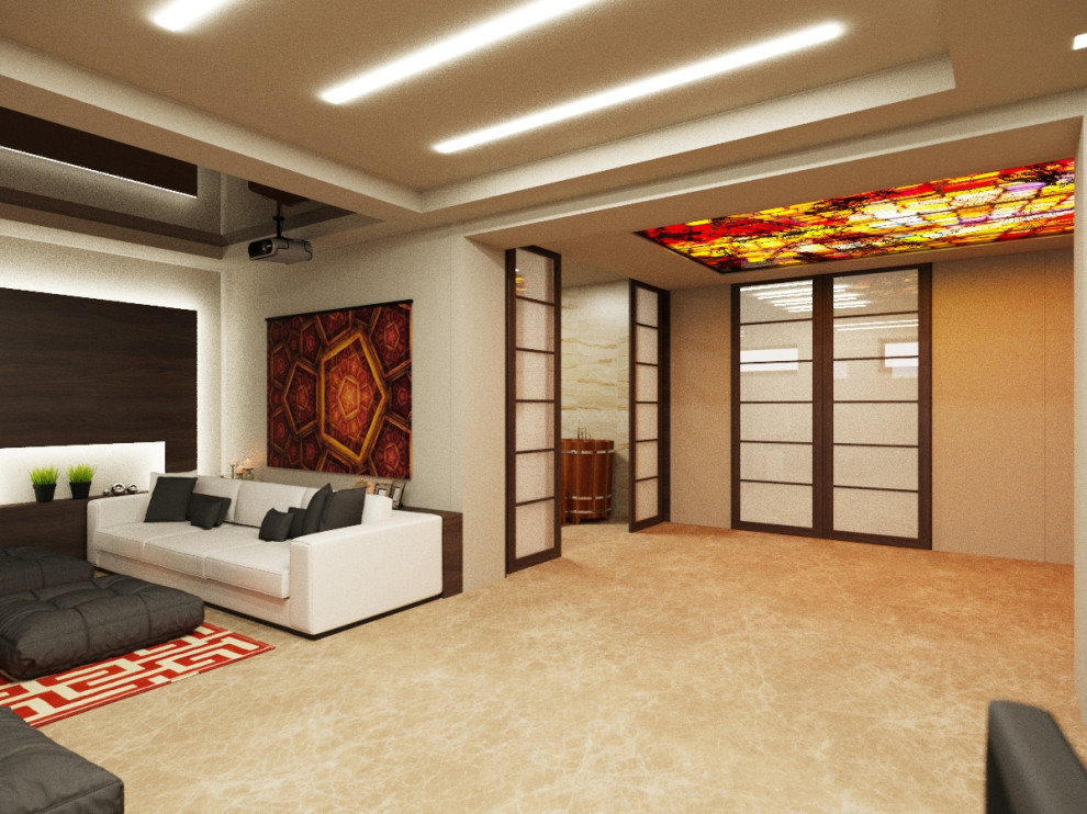 Интерьеры коттеджа в пос. Чесноковка