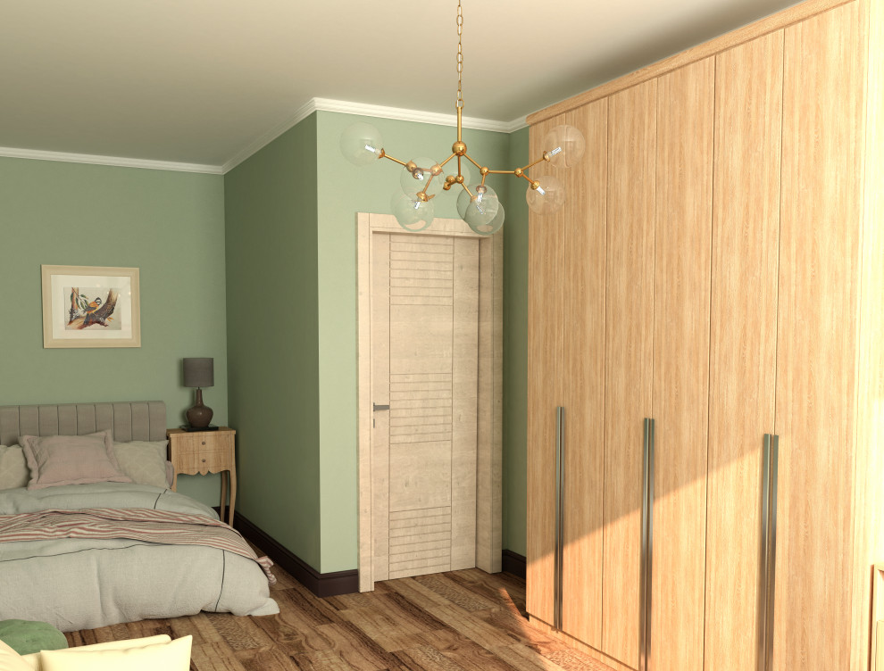 Однокомнатная квартира 34 кв.м. в трёх стилистических решениях.