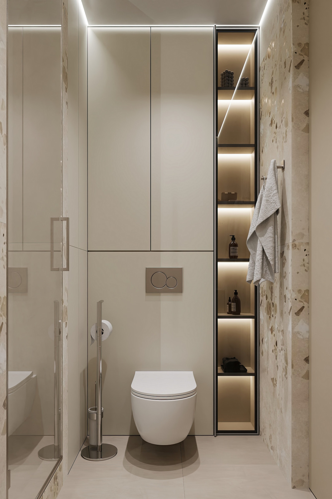 Дизайн и ремонт квартиры в ЖК Большая семерка - Сочный синий