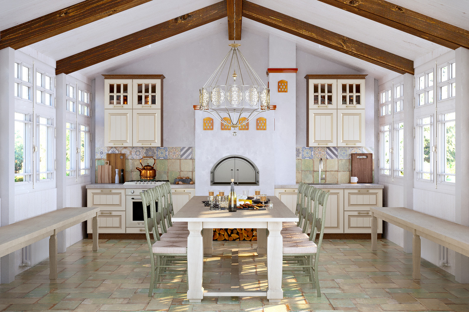 Летняя кухня на приусадебном участке